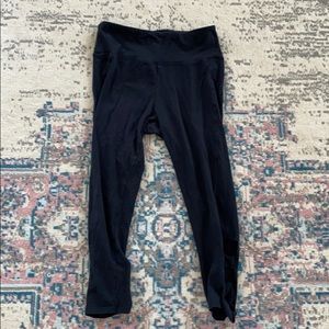 Bally black cut out pants